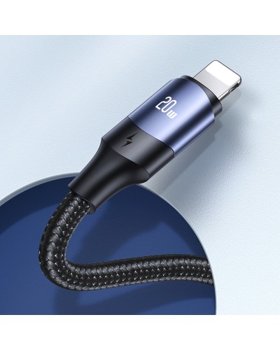 Кабель Usams US-SJ521 U71 Type-C to Lightning 20W PD Fast Charging &amp; Data Cable 1.2m Black (SJ521USB01)