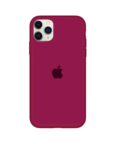 Чехол для смартфона Silicone Full Case AA Open Cam для Apple iPhone 11 Pro Max круглый 35, Maroon (FullOpeAAKPi11PM-35)