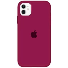 Чехол для смартфона Silicone Full Case AA Open Cam для iPhone 11 круглый 35,Maroon (FullOpeAAKPi11-35)