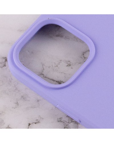 Чехол для смартфона Silicone Full Case AA Open Cam для Apple iPhone 15 26,Elegant Purple (FullOpeAAi15-26)