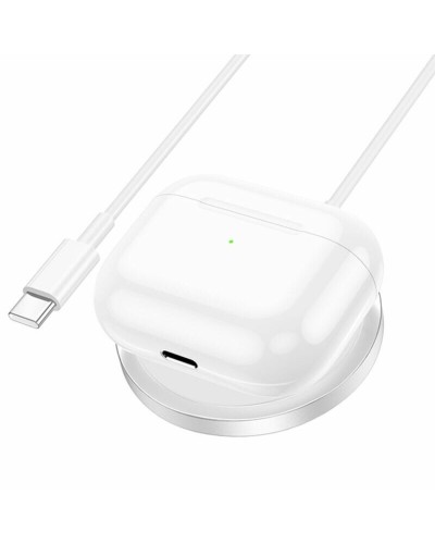 Бездротовий зарядний пристрій HOCO CW47 Original series 15W magnetic wireless fast charger White (6931474795076)