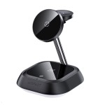 Беспроводное зарядное устройство для ACEFAST E16 Desktop 3-in-1 Wireless Charging Holder Black (AFE16B)