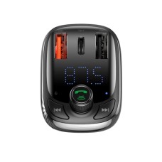 ОЗУ с FM-модулятором Baseus T Shaped S-13 Car Bluetooth MP3 Player (PPS Fast Charger Edition) Black (CCMT000101)