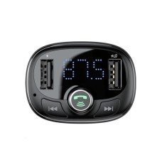 ОЗУ с FM-модулятором Baseus T Shaped S-09 Car Bluetooth MP3 Player Black (CCMT000301)