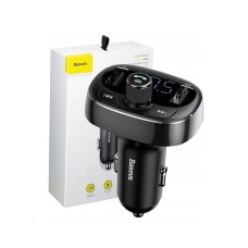 ОЗУ с FM-модулятором Baseus T Shaped S-09 Car Bluetooth MP3 Player Black (CCMT000301)