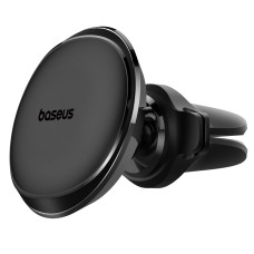 Держатель для мобильного Baseus Magnetic Air Vent Car Mount Holder with cable clip Black (SUGX020001)