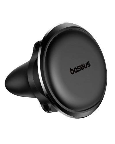 Тримач для мобiльного Baseus Magnetic Air Vent Car Mount Holder with cable clip Black (SUGX020001)