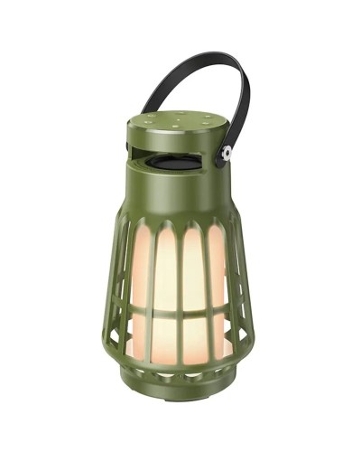 Портативна колонка HOCO BS61 Wild fun outdoor camping light BT speaker Olive Green (6942007610834)