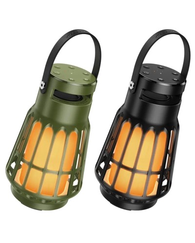 Портативна колонка HOCO BS61 Wild fun outdoor camping light BT speaker Olive Green (6942007610834)