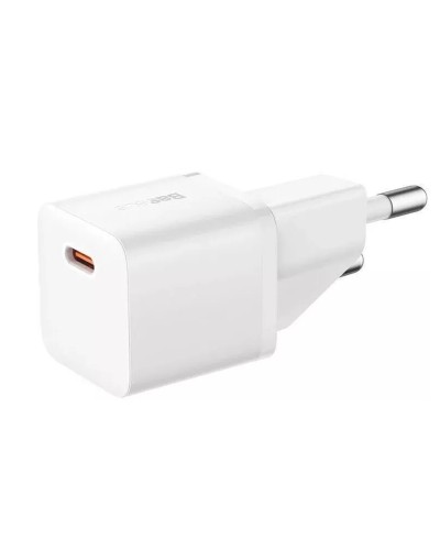 Мережевий зарядний пристрій Baseus GaN5 Fast Charger(mini) 1C 20W EU White (CCGN050102)