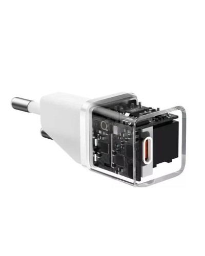 Мережевий зарядний пристрій Baseus GaN5 Fast Charger(mini) 1C 20W EU White (CCGN050102)