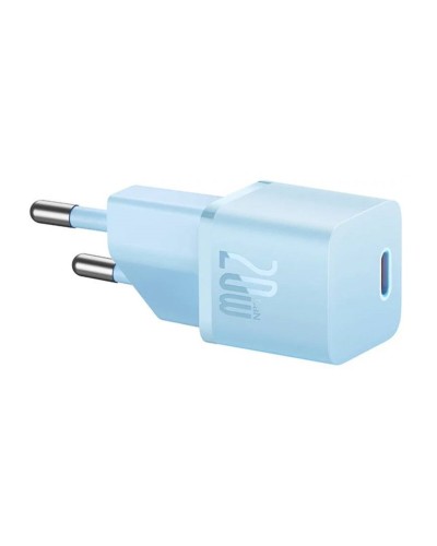 Мережевий зарядний пристрій Baseus GaN5 Fast Charger(mini) 1C 20W EU Blue (CCGN050103)