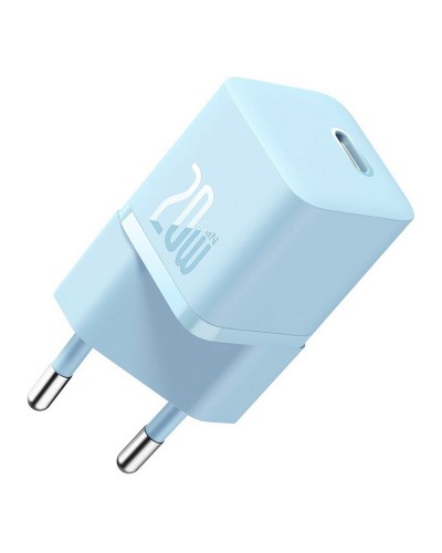 Мережевий зарядний пристрій Baseus GaN5 Fast Charger(mini) 1C 20W EU Blue (CCGN050103)