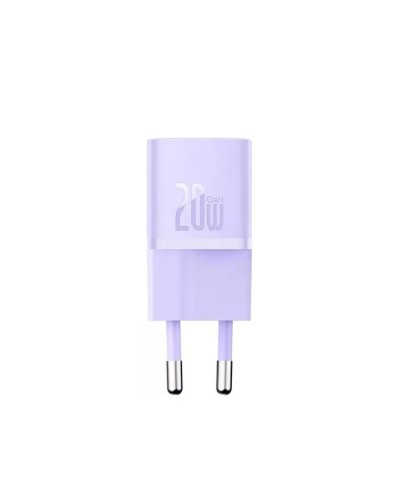 Мережевий зарядний пристрій Baseus GaN5 Fast Charger(mini) 1C 20W EU Purple (CCGN050105)