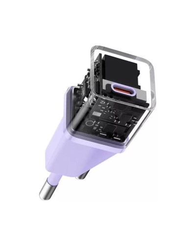 Мережевий зарядний пристрій Baseus GaN5 Fast Charger(mini) 1C 20W EU Purple (CCGN050105)