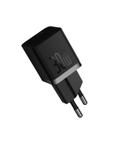 Мережевий зарядний пристрій Baseus GaN5 Fast Charger(mini) 1C 30W EU Black (CCGN070401)