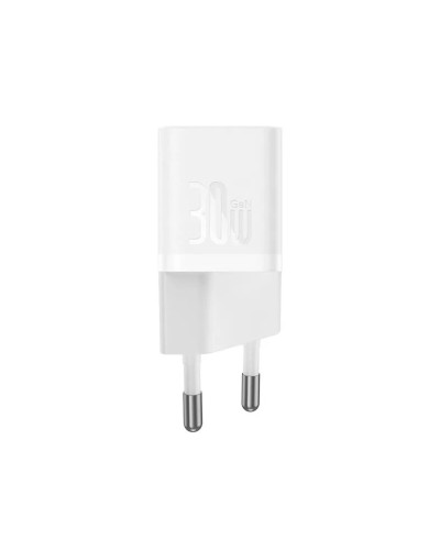 Мережевий зарядний пристрій Baseus GaN5 Fast Charger(mini) 1C 30W EU White (CCGN070502)