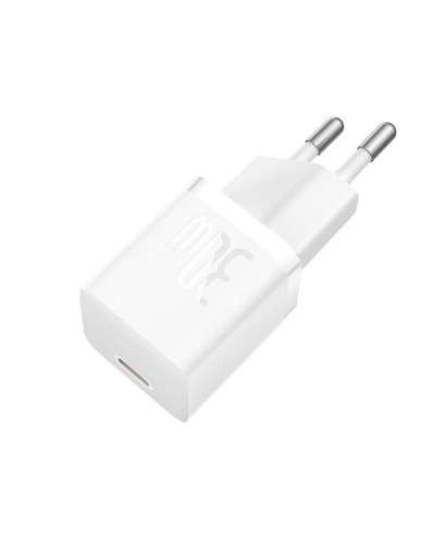 Мережевий зарядний пристрій Baseus GaN5 Fast Charger(mini) 1C 30W EU White (CCGN070502)