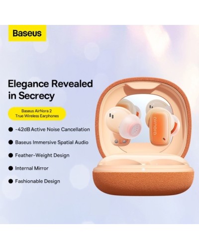 Навушники Baseus AirNora 2 True Wireless Earphones Gradient Orange (NGTW320207)