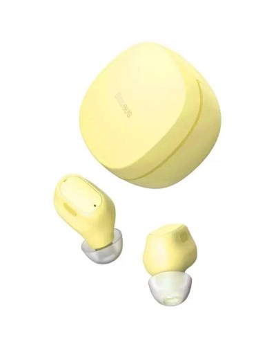 Навушники Baseus Encok True Wireless Earphones WM01 Yellow (NGTW240011)