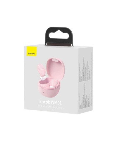 Наушники Baseus Bowie WM01 True Wireless Earphones Pink (NGTW370004)