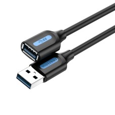 Кабель Vention USB 3.0 A Male to A Female Extension Cable 1M black PVC Type (CBHBF) (CBHBF)