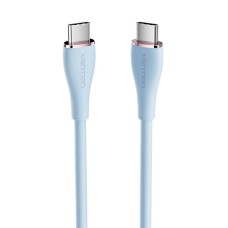 Кабель Vention USB 2.0 C Male to C Male 5A Cable 1.5M Light Blue Silicone Type (TAWSG) (TAWSG)