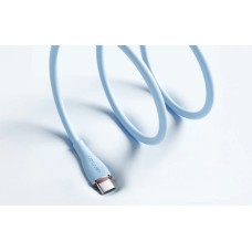 Кабель Vention USB 2.0 C Male to C Male 5A Cable 1.5M Light Blue Silicone Type (TAWSG) (TAWSG)