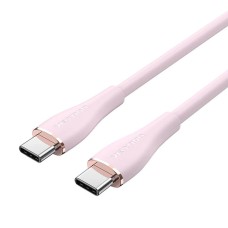 Кабель Vention USB 2.0 C Male to C Male 5A Cable 1.5M Pink Silicone Type (TAWPG) (TAWPG)