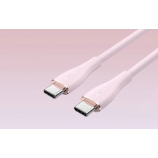 Кабель Vention USB 2.0 C Male to C Male 5A Cable 1.5M Pink Silicone Type (TAWPG) (TAWPG)