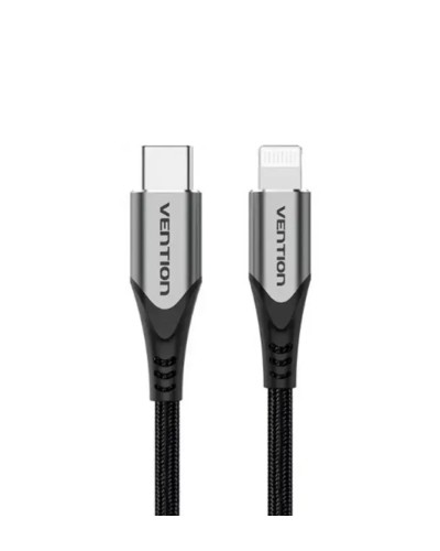 Кабель Vention USB 2.0 C to Lightning Cable 1M Gray Aluminum Alloy Type (TACHF) (TACHF)