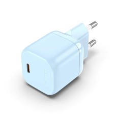 Зарядний пристрій Vention 1-port USB-C GaN Charger(30W) EU-Plug Blue (FAKL0-EU) (FAKL0-EU)