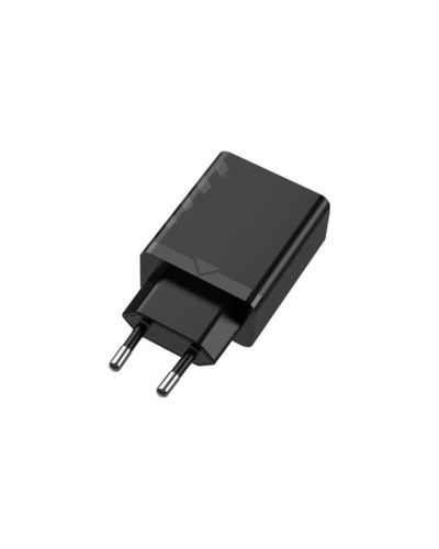 Зарядний пристрій Vention 1-port USB Wall Charger(12W) EU-Plug Black (FAAB0-EU) (FAAB0-EU)