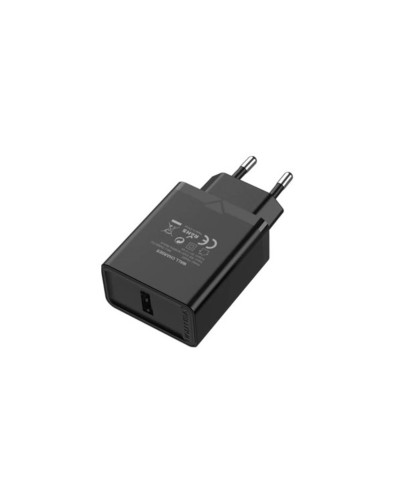 Зарядний пристрій Vention 1-port USB Wall Charger(12W) EU-Plug Black (FAAB0-EU) (FAAB0-EU)