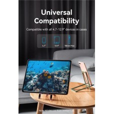 Держатель для телефона Vention Portable Cell Phone Stand Holder Desk Aluminum Alloy Type Gray (KCZH0) (KCZH0)