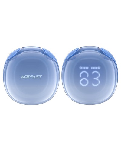 Навушники ACEFAST T9 Crystal (Air) color bluetooth earbuds Glacier Blue (6974316282525)