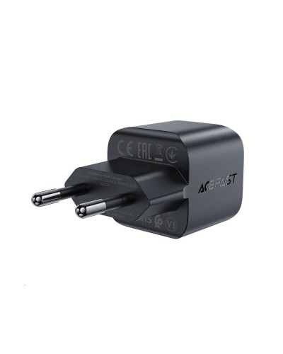 Мережевий зарядний пристрій ACEFAST A77 mini PD30W GaN USB-C charger Black (6974316282662)