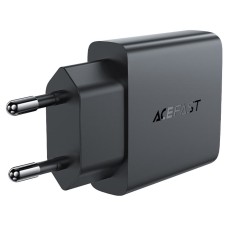 Сетевое зарядное устройство для ACEFAST A65 PD20W GaN single USB-C ultra-thin charger Black (6974316282686)