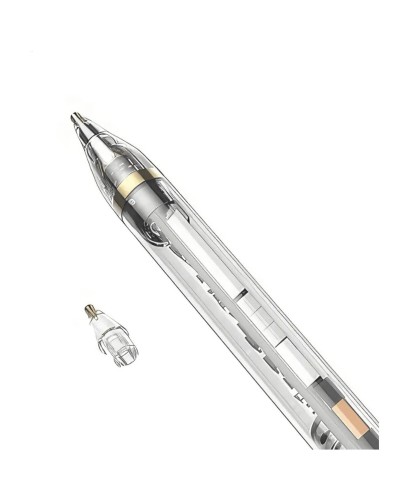 Стилус HOCO GM110 Transparent Explore Series active pad dedicated capacitive pen transparent black (6942007616744 )