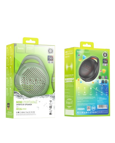 Портативна колонка HOCO HC24 Hearty sports BT speaker Spruce Green (6942007616423 )