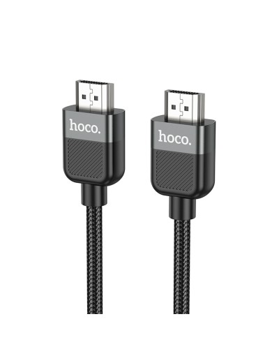 Кабель HOCO US09 Cutting-edge HDTV 2.0 male-to-male 4K HD data cable(L=3M) Black (6942007608978 )