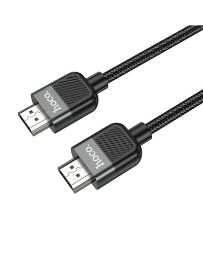 Кабель HOCO US09 Cutting-edge HDTV 2.0 male-to-male 4K HD data cable(L=3M) Black (6942007608978 )