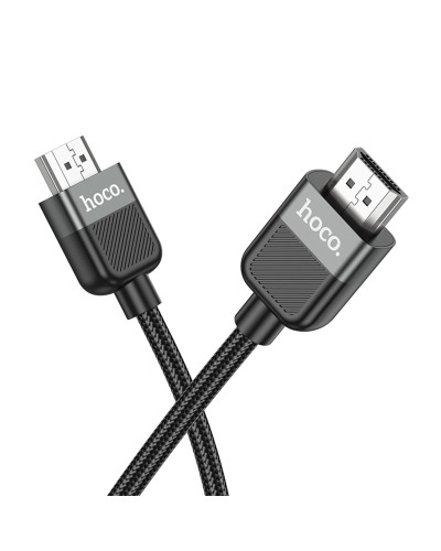 Кабель HOCO US09 Cutting-edge HDTV 2.0 male-to-male 4K HD data cable(L=3M) Black (6942007608978 )