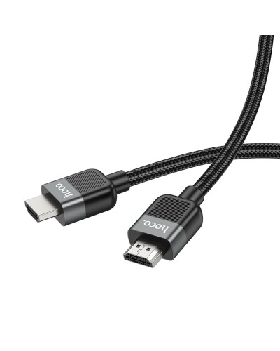 Кабель HOCO US09 Cutting-edge HDTV 2.0 male-to-male 4K HD data cable(L=3M) Black (6942007608978 )