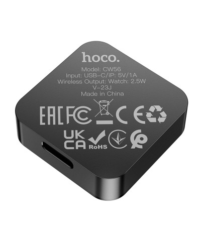 Бездротовий зарядний пристрій HOCO CW56 SAM smart watch wireless charger Black (6942007615709 )