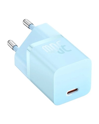 Мережевий зарядний пристрій Baseus GaN5 Fast Charger(mini) 1C 30W EU Blue (CCGN070603)