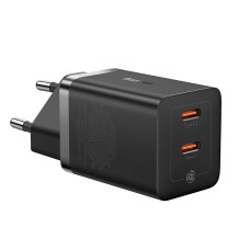 Сетевое зарядное устройство для Baseus GaN5 Pro Fast Charger C+C 40W EU Black (CCGP180101)