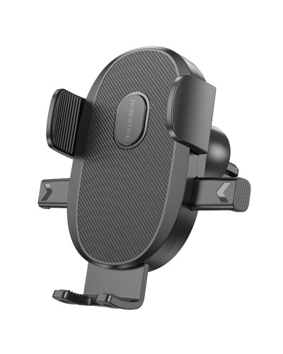 Держатель для мобильного BOROFONE BH92 Grand one-button car holder(air outlet) Black (6941991103681)