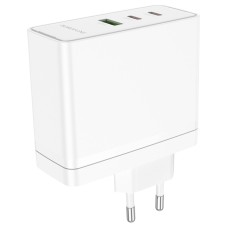 Сетевое зарядное устройство для BOROFONE BN11 Imperial PD100W three-port(2C1A) charger White (6941991103773)