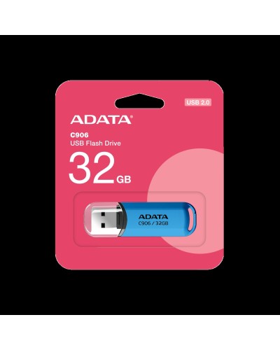 Flash A-DATA USB 2.0 C906 32Gb Water Blue (AC906-32G-RWB)